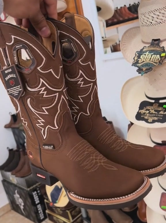 Vintage Suede Embroidered Western Cowgirl Boots