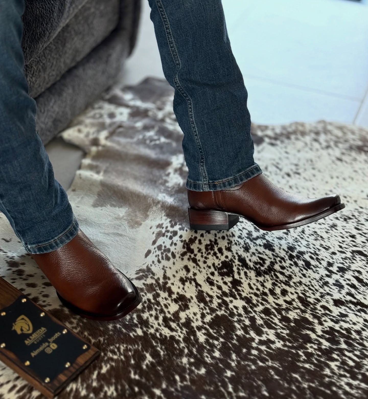 Handcrafted Vintage Deerskin Gala Boots