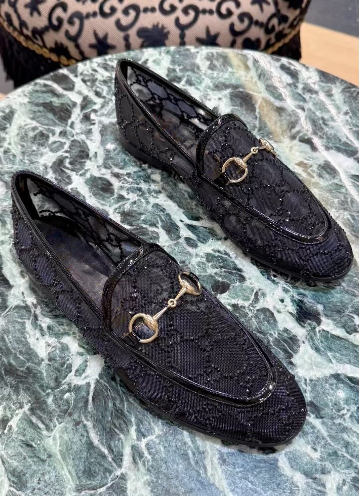 Mesh Obsidian Loafers