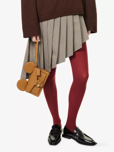 Mickey Tabby Leather Cross Body Bag