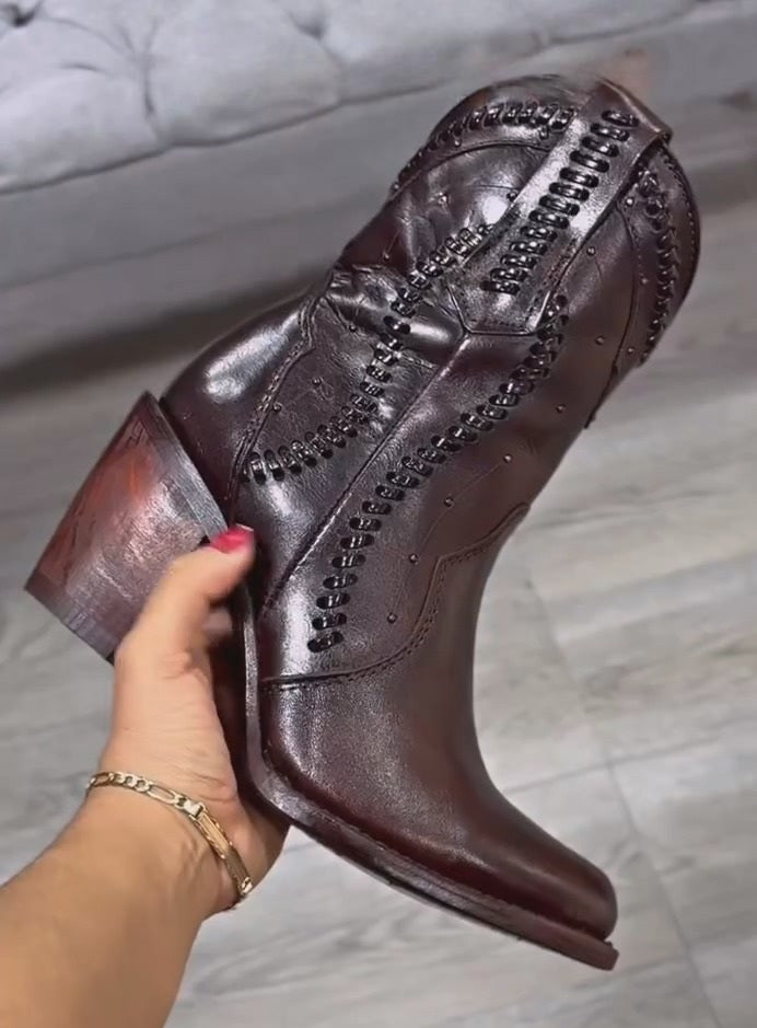 Vintage Cowhide Boots