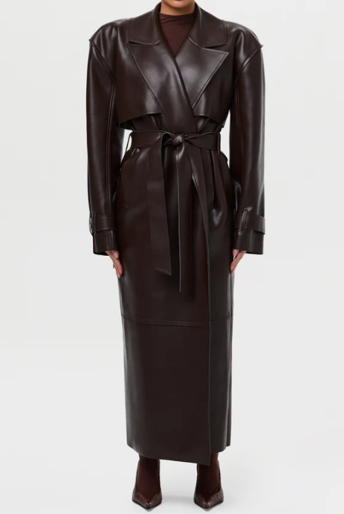 Fancy Fall Leather Coat