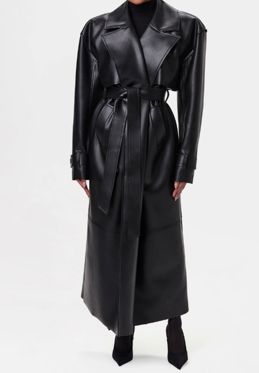 Fancy Fall Leather Coat