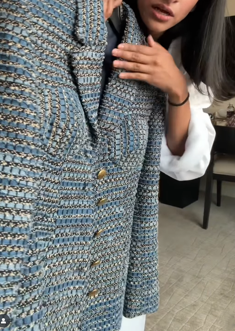 Chill Denim Tweed Blazer