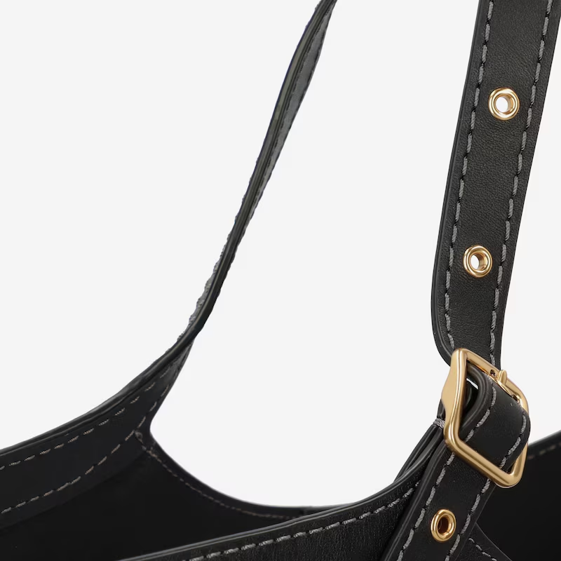 Branded Leather Tote Bag