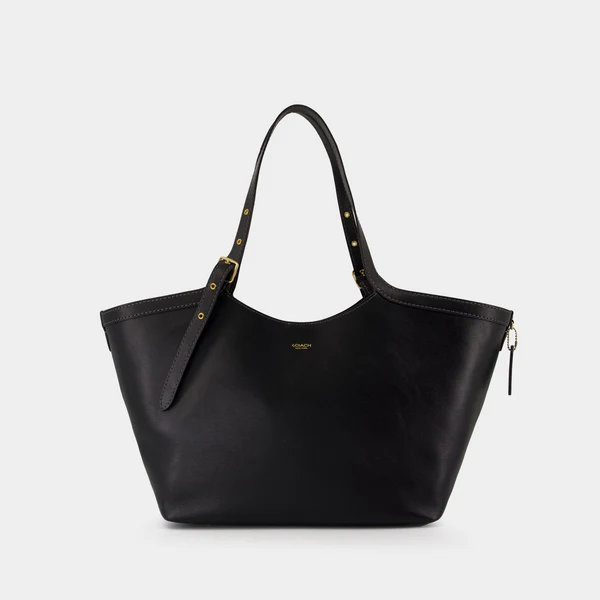Branded Leather Tote Bag