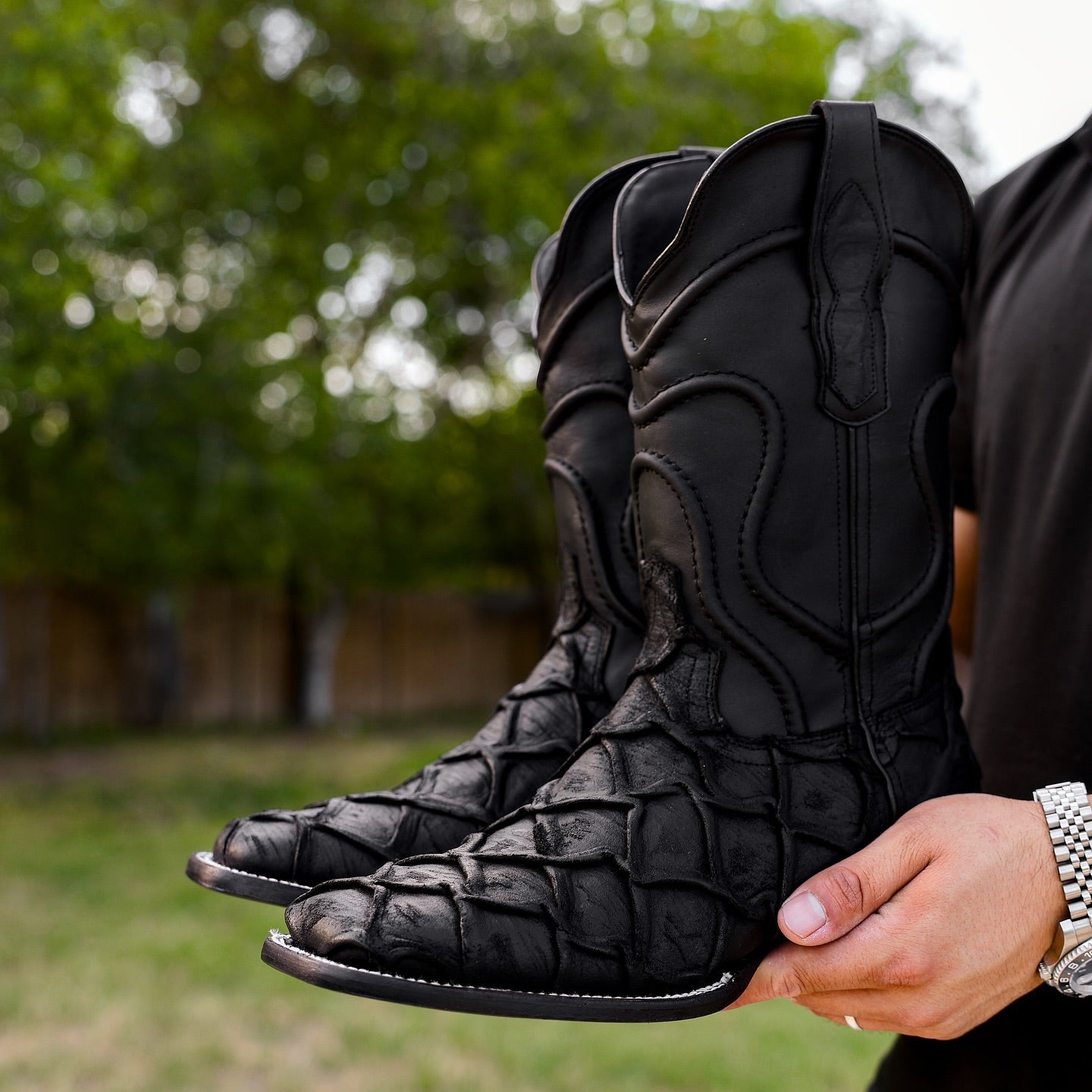 Matte Pirarucu Boots
