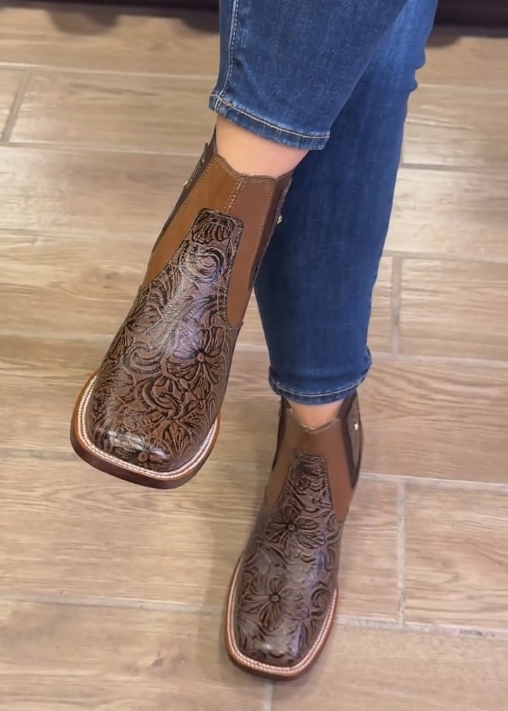 Vintage Western Ankle Boots