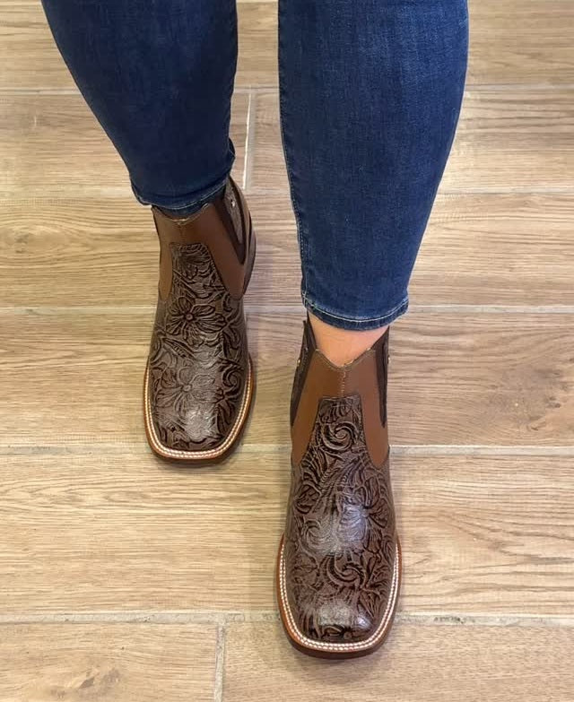 Vintage Western Ankle Boots