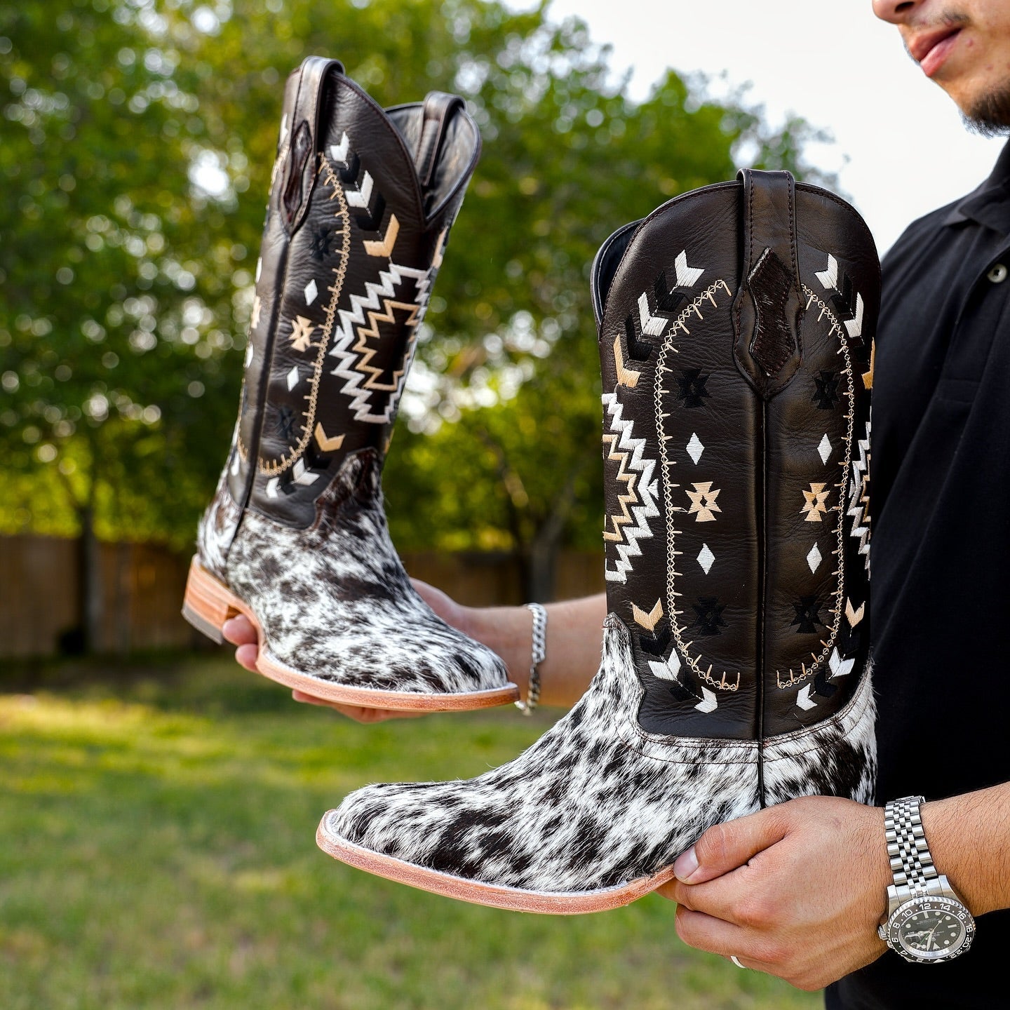 EXCLUSIVE Genuine Cowhide Boots