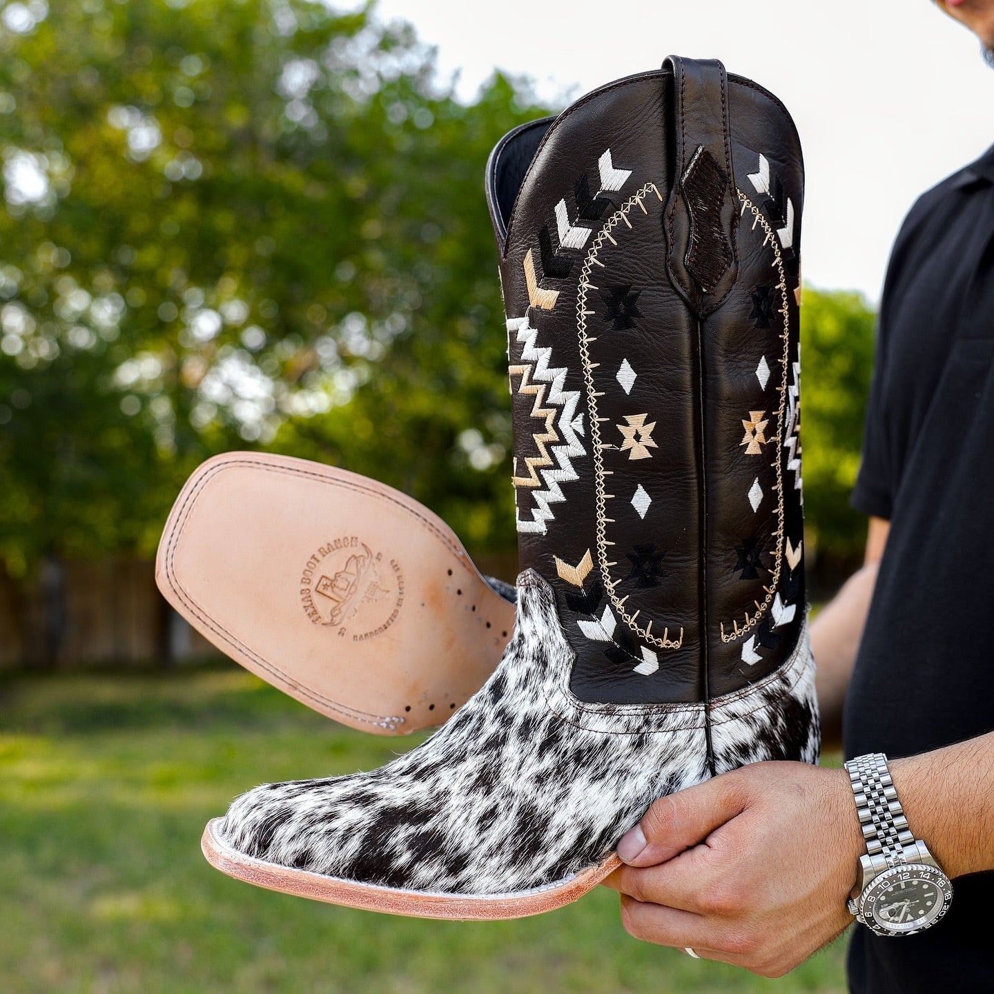 EXCLUSIVE Genuine Cowhide Boots