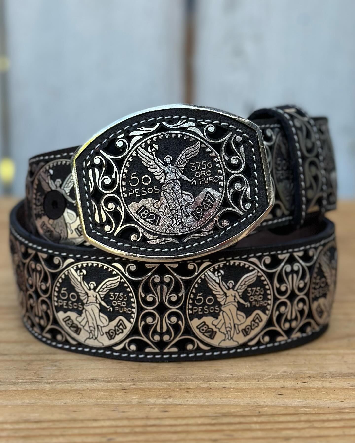 Hand-carved Goddess Statue Belt