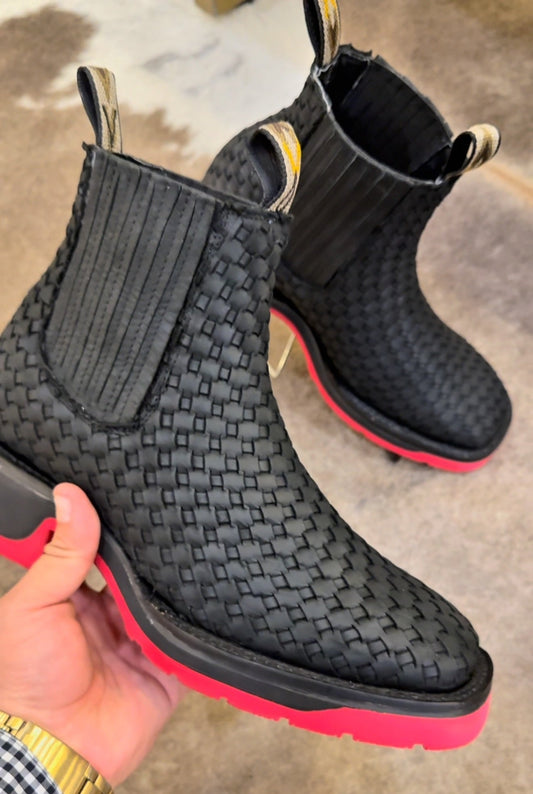 Zeus Hand-Woven Western Cowboy Boots