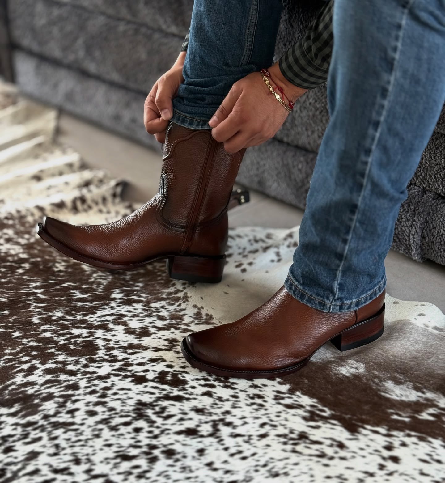 Handcrafted Vintage Deerskin Gala Boots