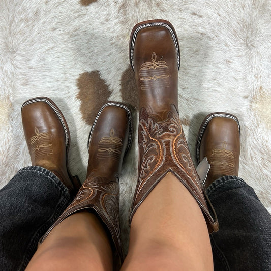 Vintage Western Couples Cowboy Boots