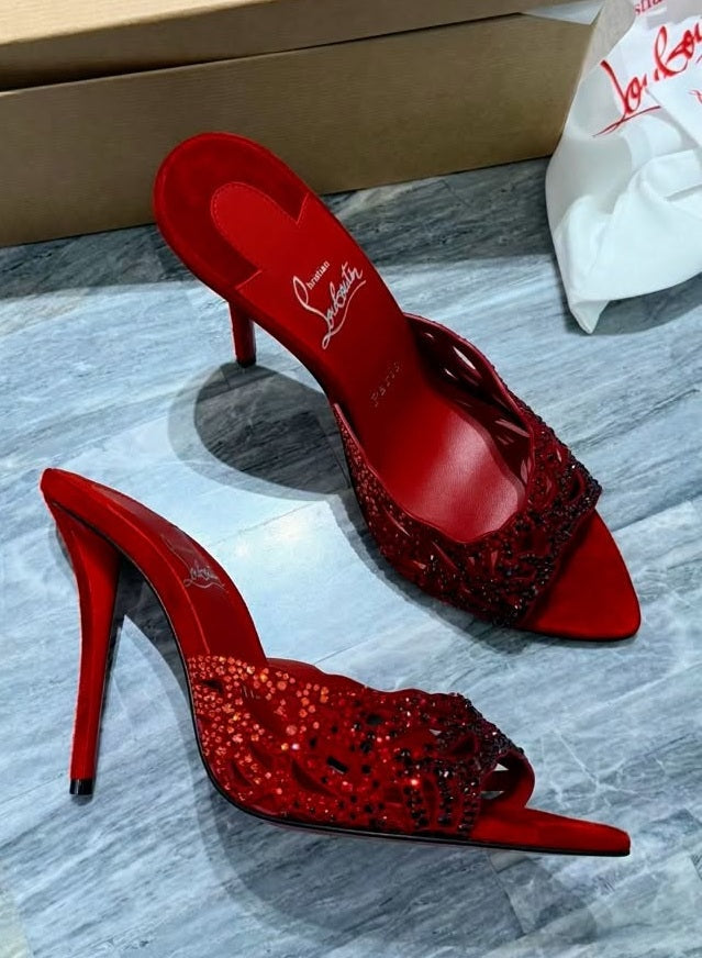 Rose Diamond High Heels