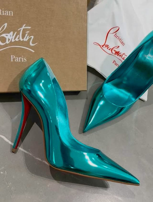 Minimalist Patent Leather Heels