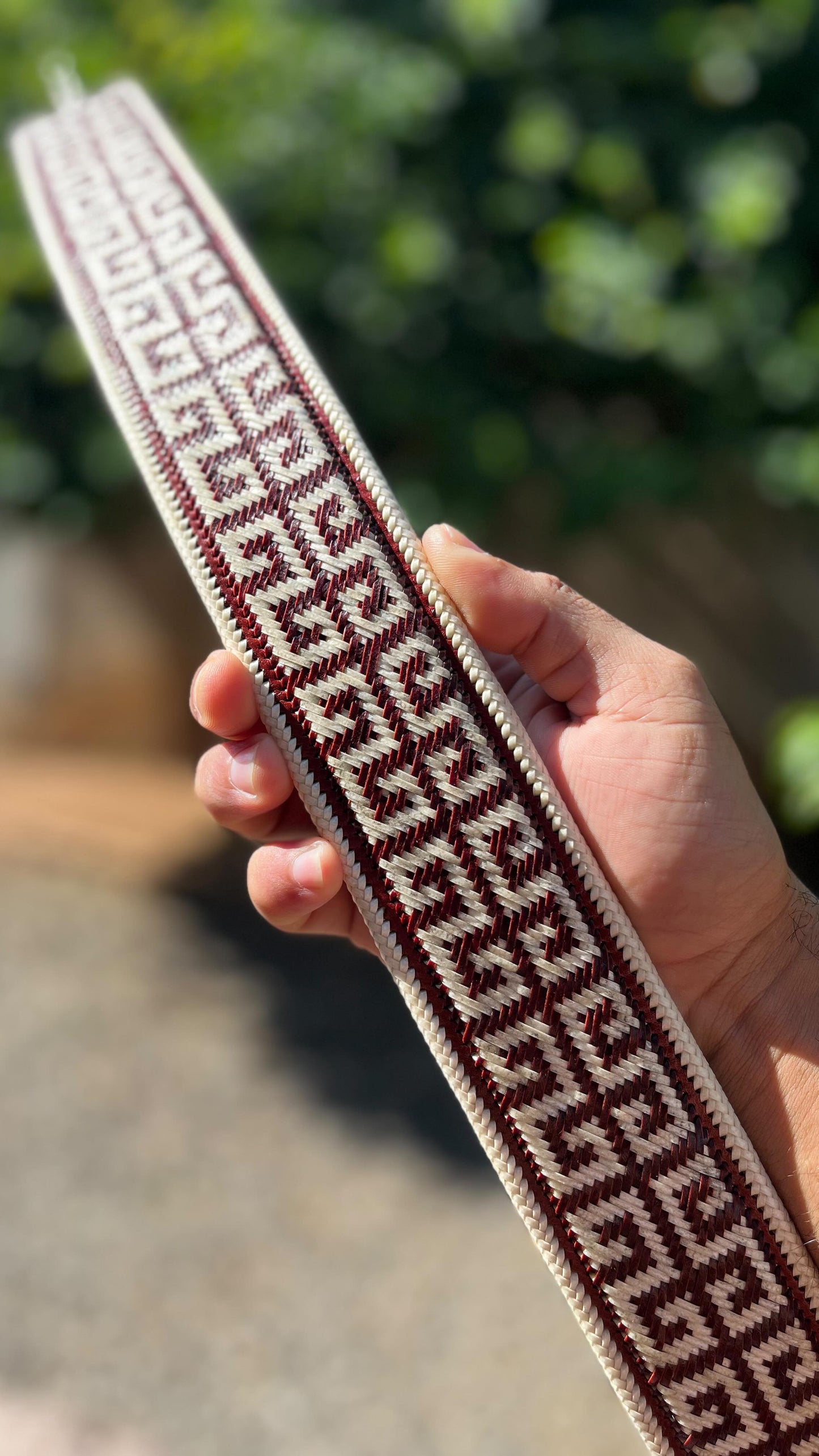 Hand-woven Cowhide Belt