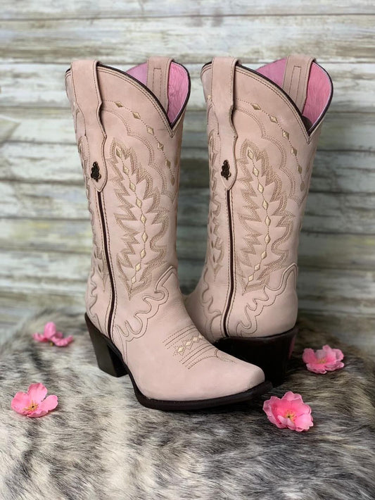 Elegant Embroidered Western Boots