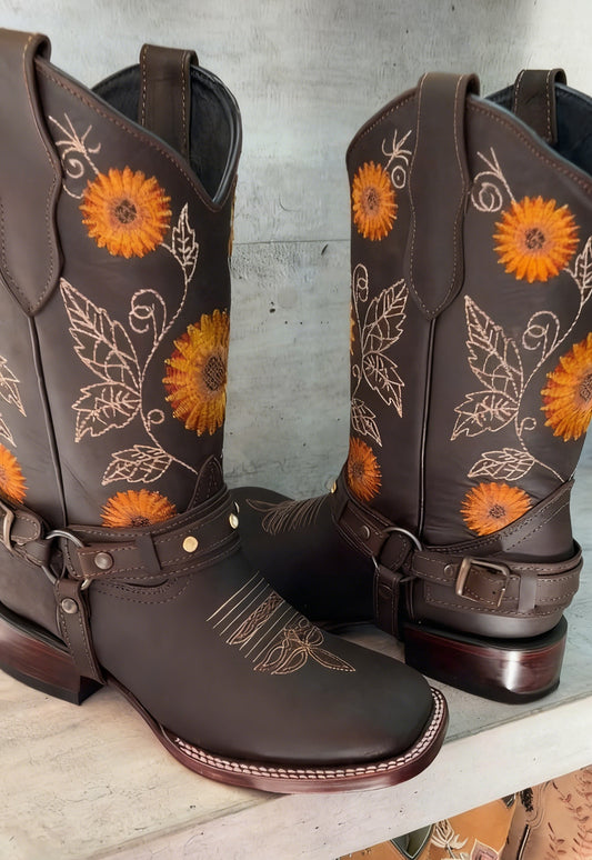 Sunflower Vintage Western Boots