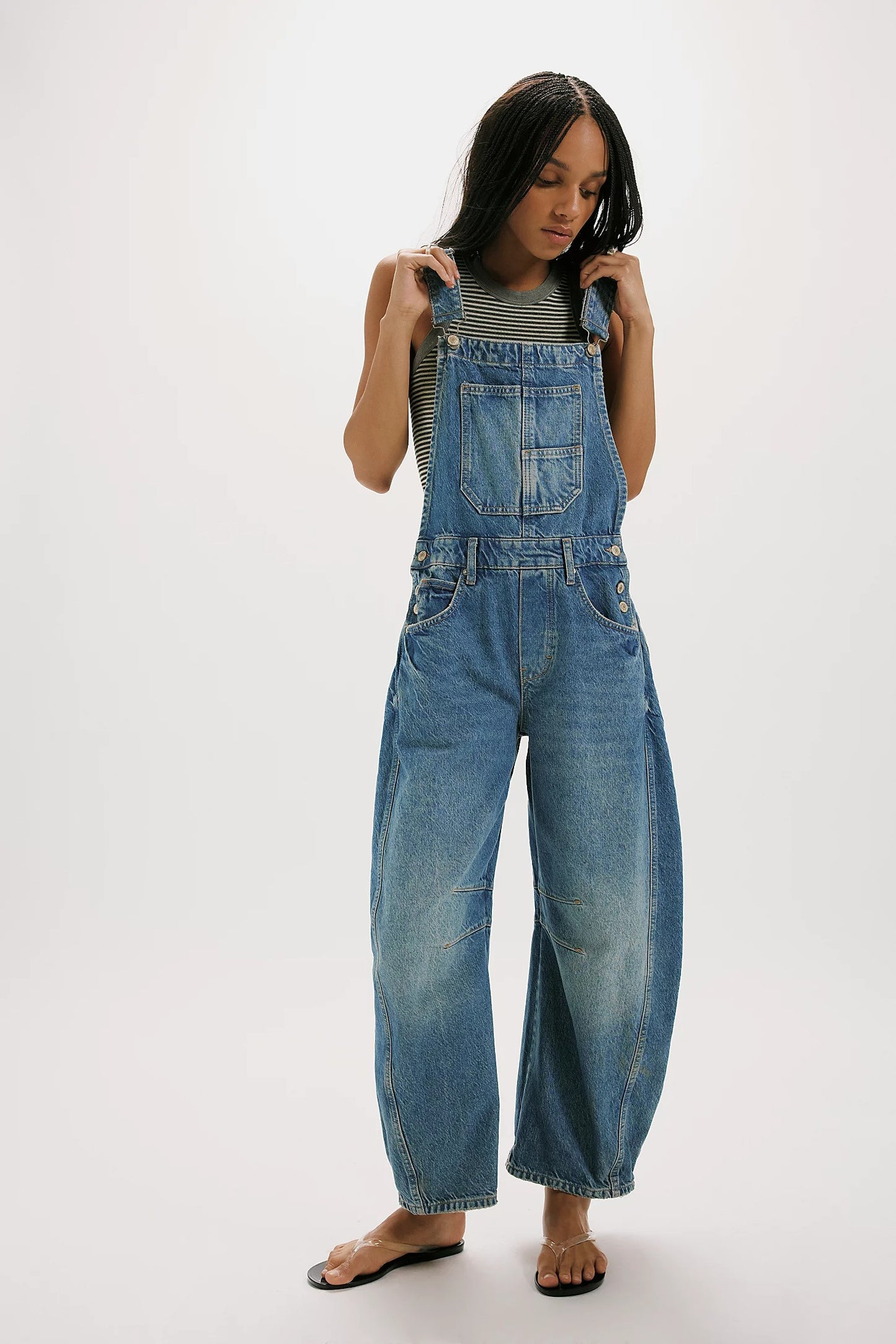 Good Luck Barrel Overalls