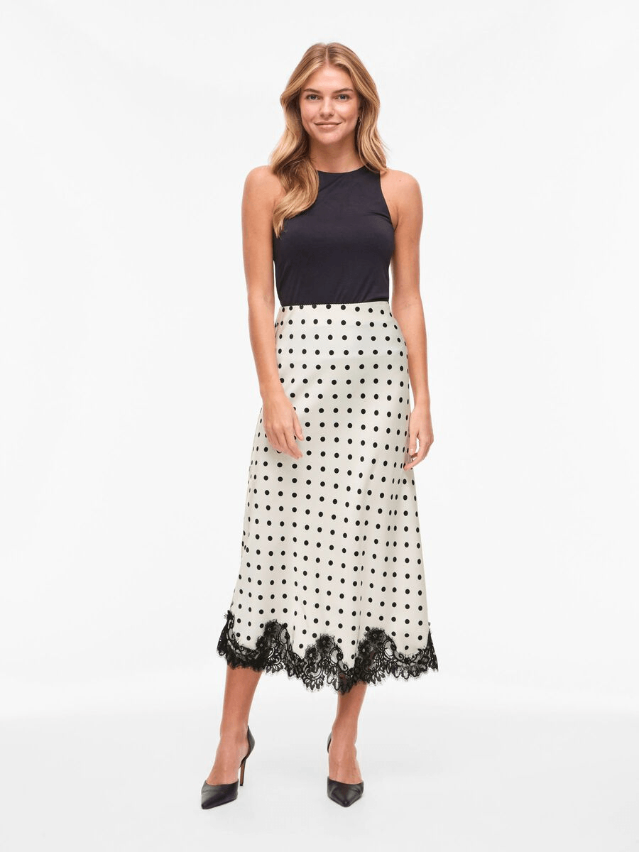 VIDOTA Polka Dot Maxi Skirt