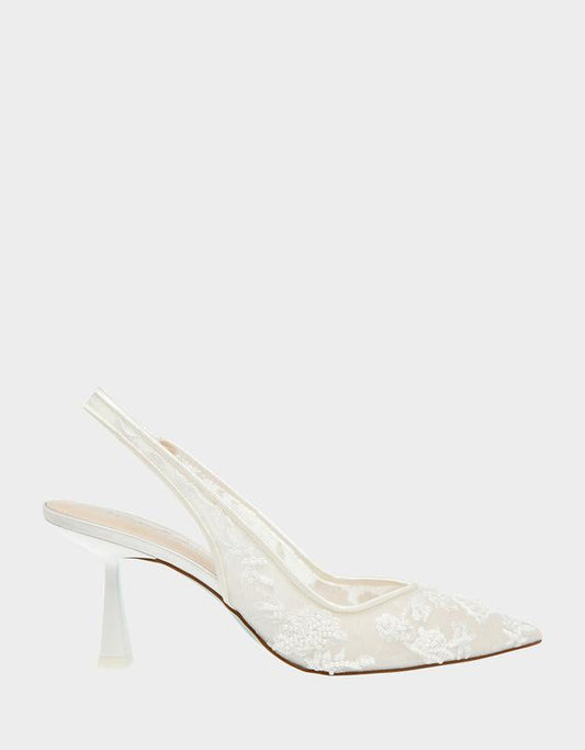 Lvory-white High Heels