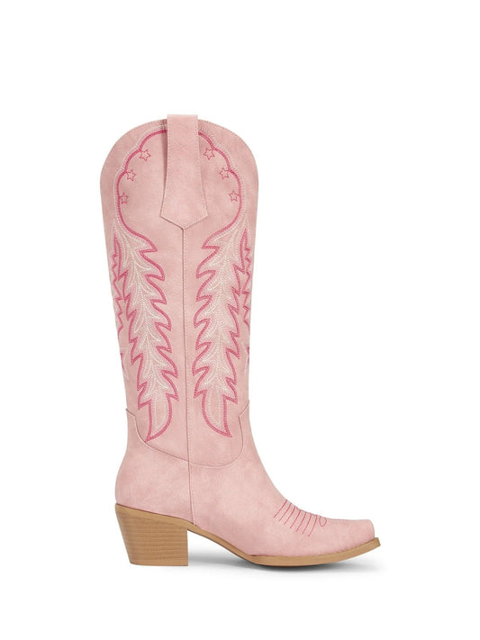 Pink Western Boots