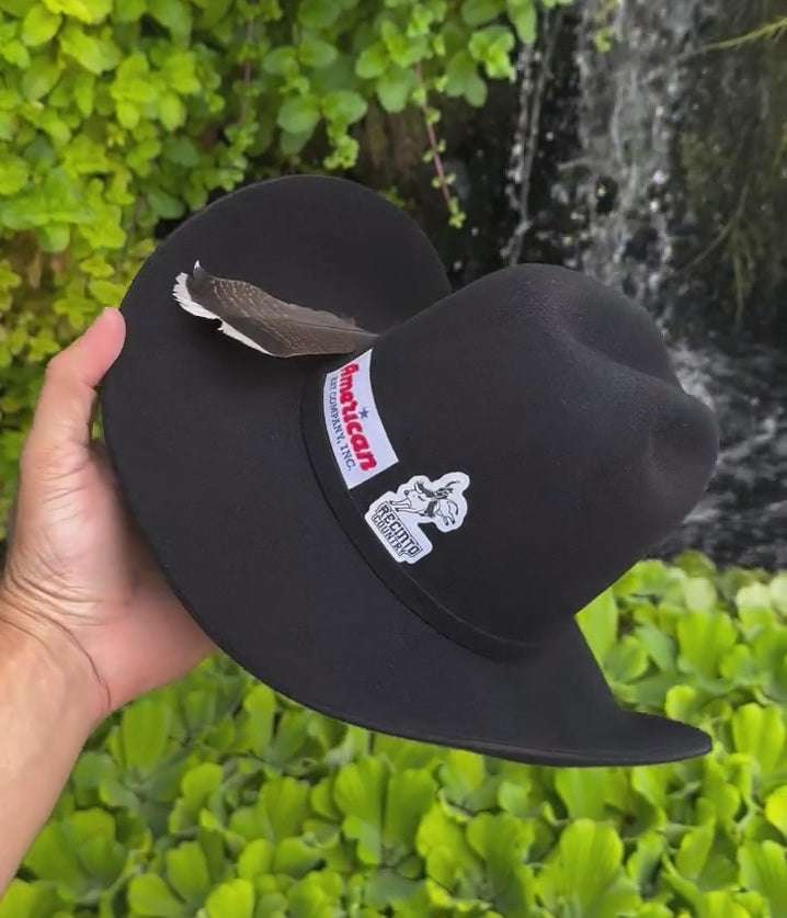 Feather Accessories Cowboy Hat