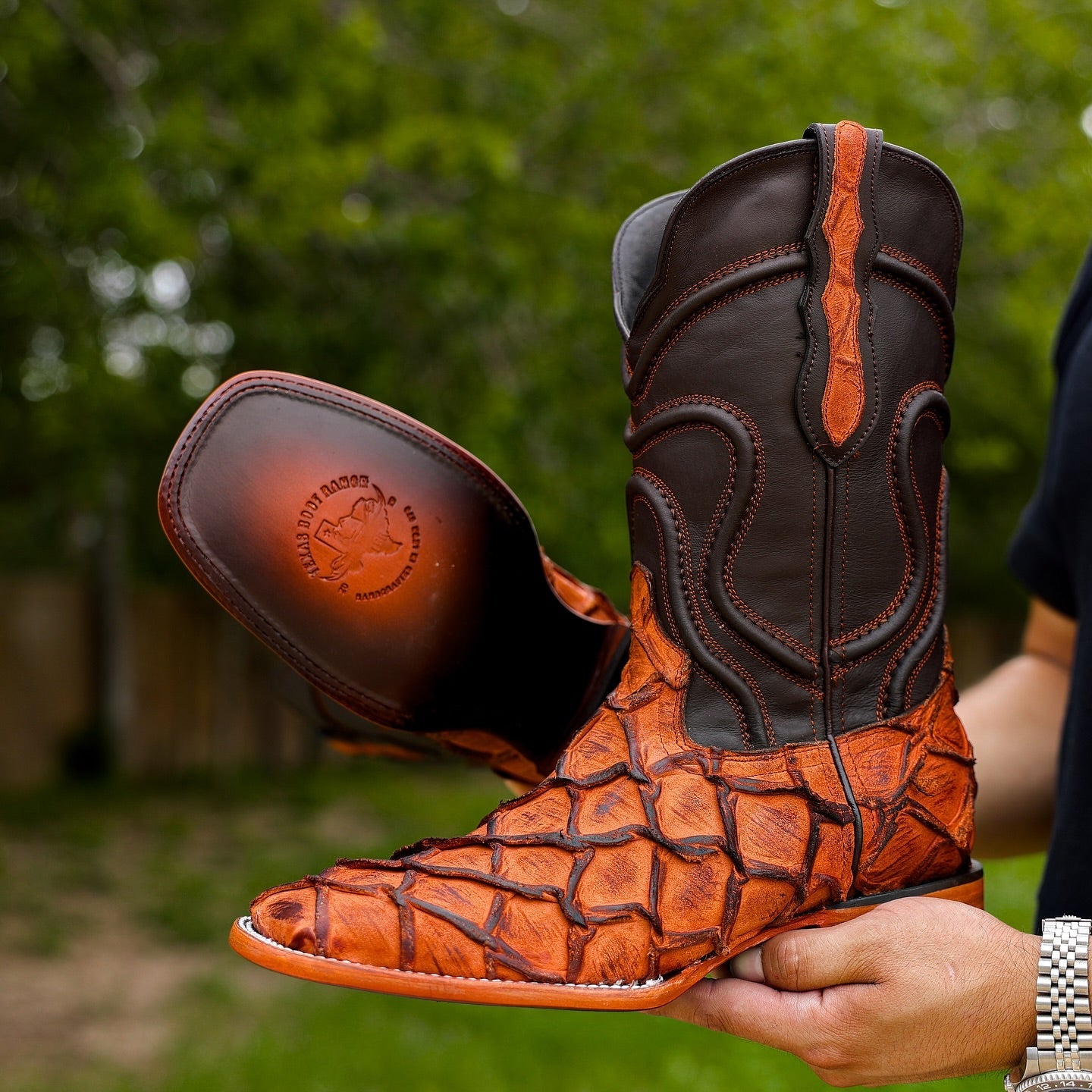 Matte Pirarucu Boots