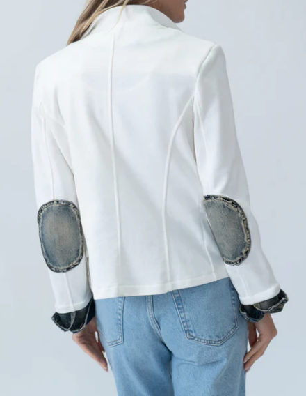 Chic Fake Denim Blazer