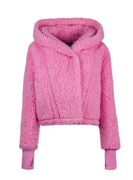 Chic Hooded Sherpa Jacket
