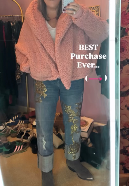 Chic Hooded Sherpa Jacket