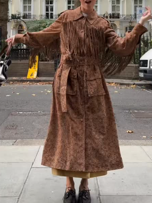 Fringed Long Jacket