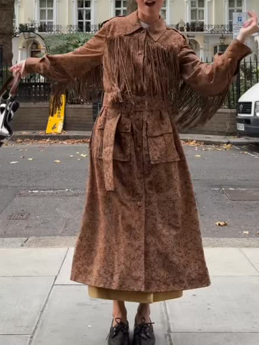 Fringed Long Jacket