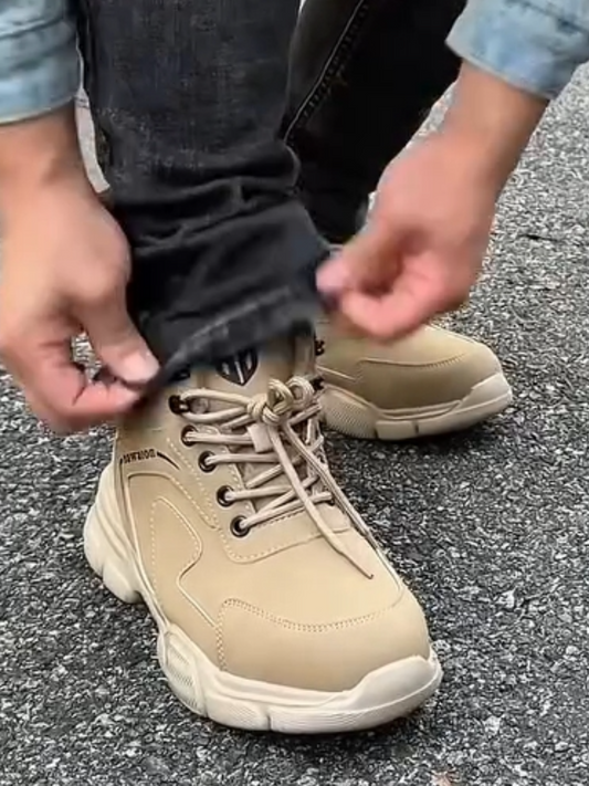 Men's Lace-Up Fleece-Lined Boots