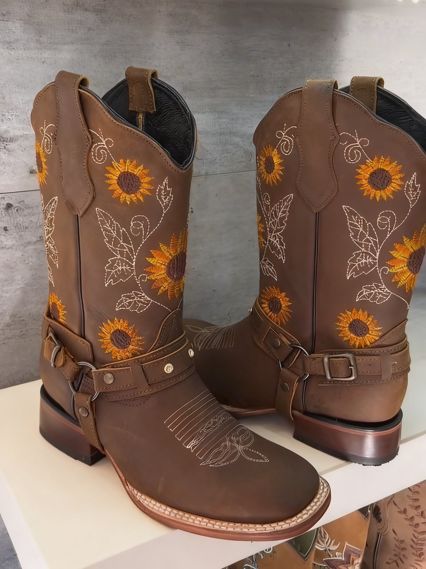 Sunflower Vintage Western Boots